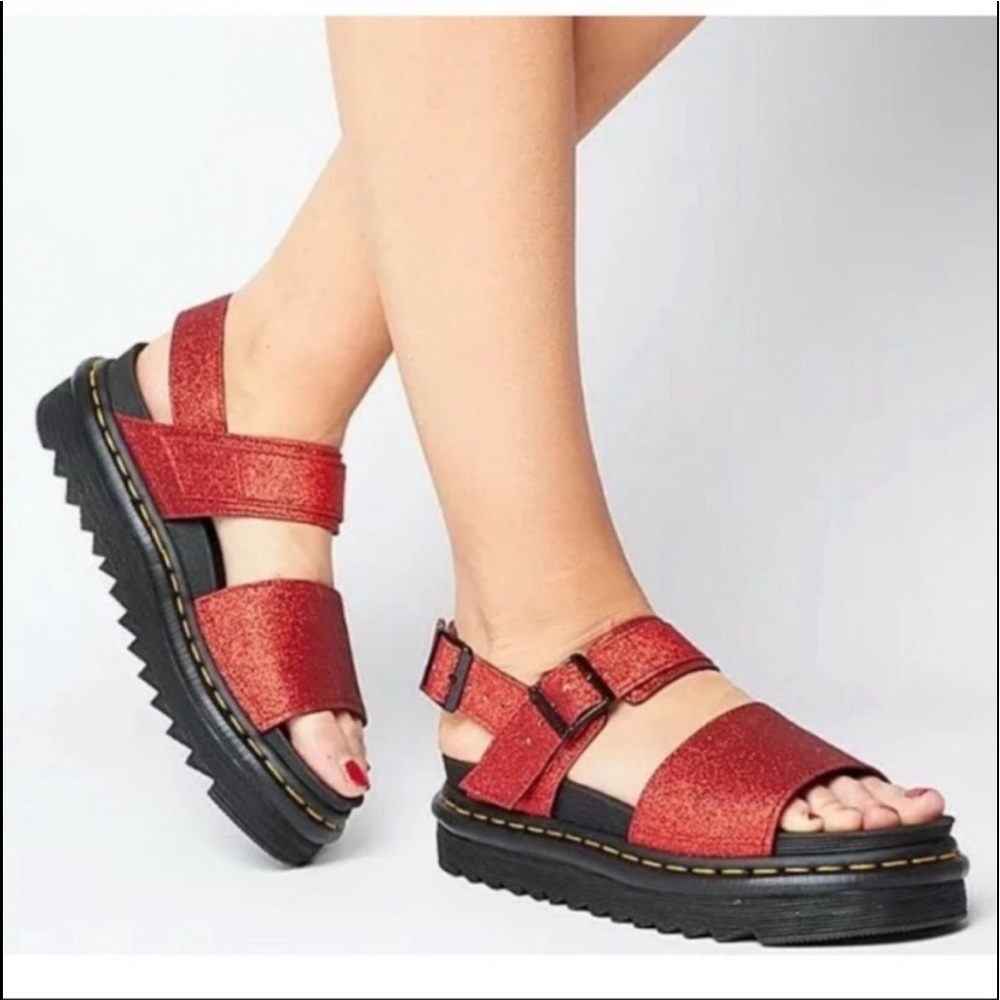 Dr. Martens VOSS Glitter sandals
